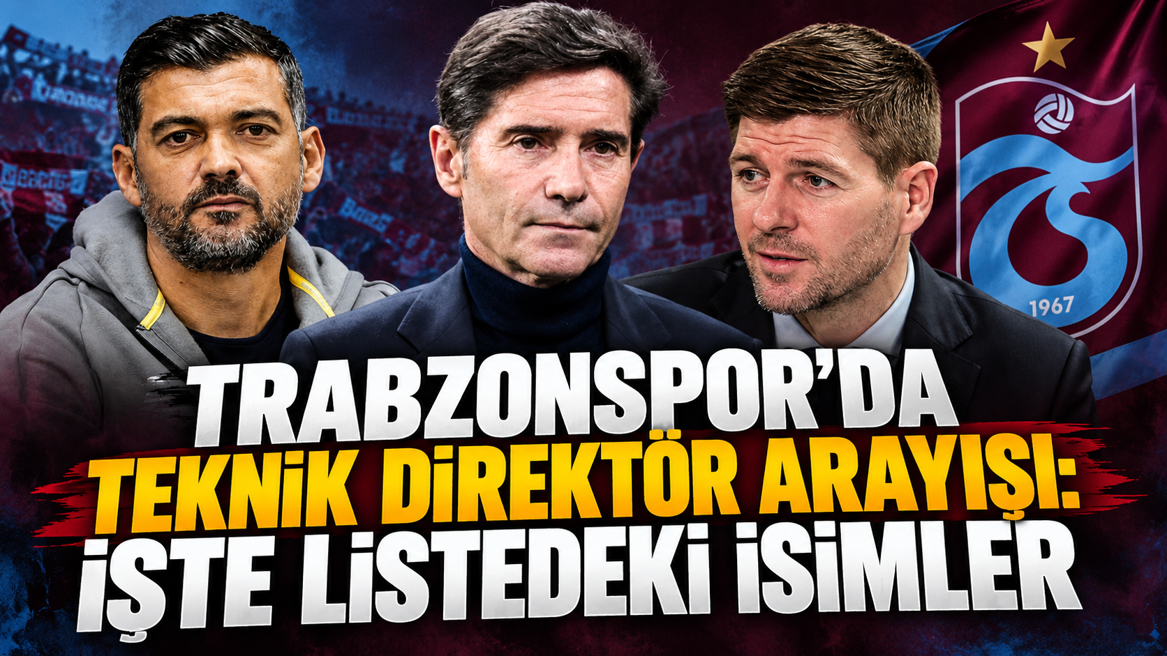 Trabzonspor'da teknik direktör arayışı: İşte listedeki isimler