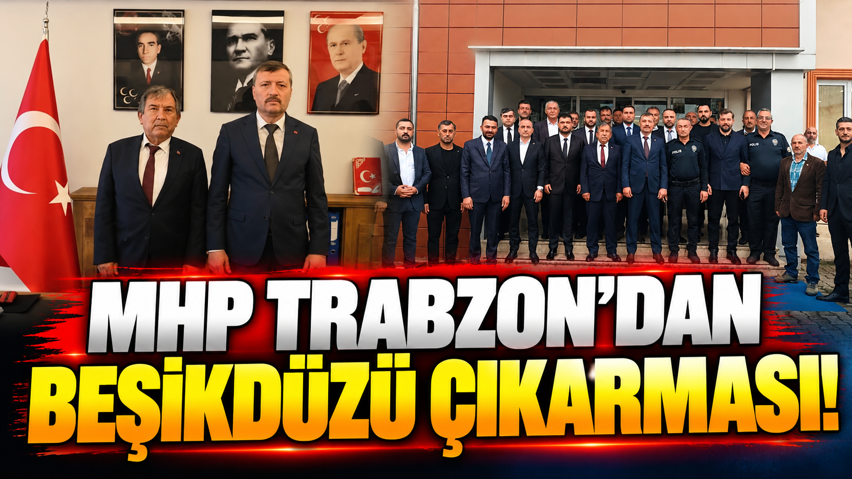 MHP Trabzon’dan Beşikdüzü çıkarması! Hacısalihoğlu’ndan peş peşe ziyaretler