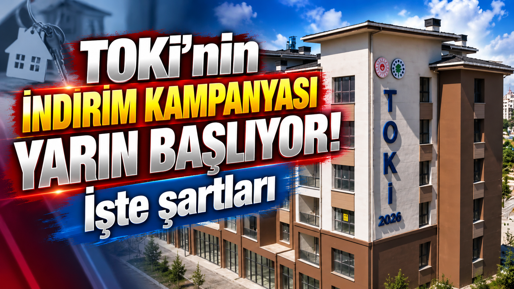 TOKİ'nin indirim kampanyası yarın başlıyor! İşte şartları