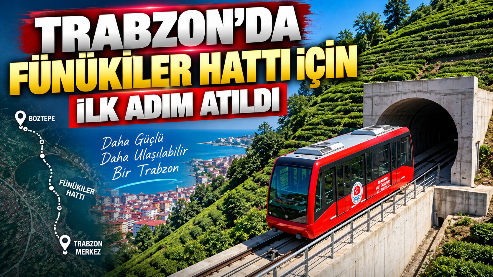 Trabzon'da Fünükiler Hattı için ilk adım atıldı
