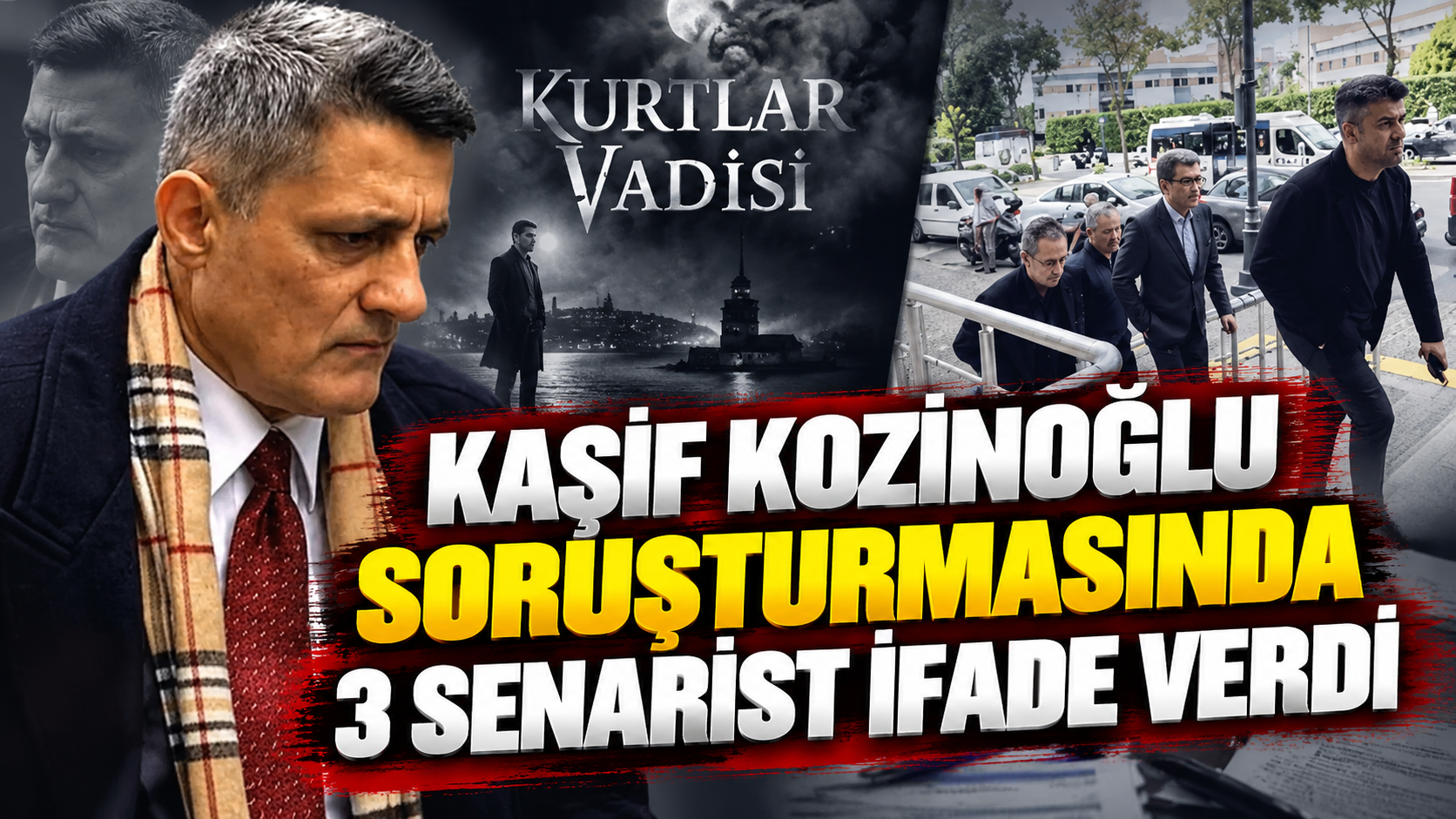 Kaşif Kozinoğlu soruşturmasında 3 senarist ifade verdi