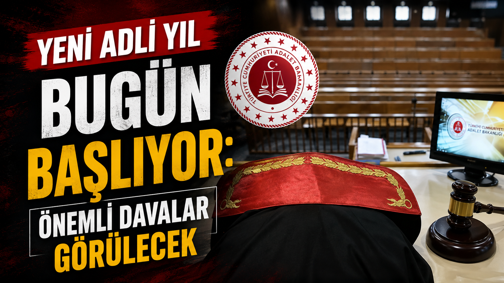 Yeni adli yıl bugün başlıyor: Önemli davalar görülecek