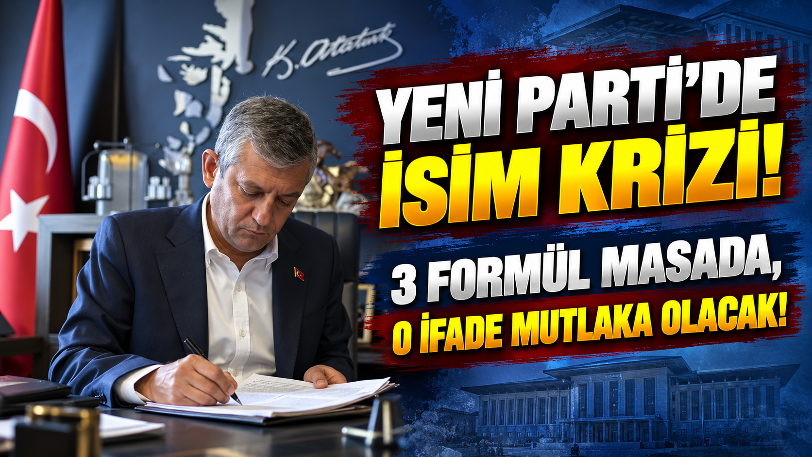 Yeni Parti'de isim krizi! 3 formül masada, o ifde mutlaka olacak!