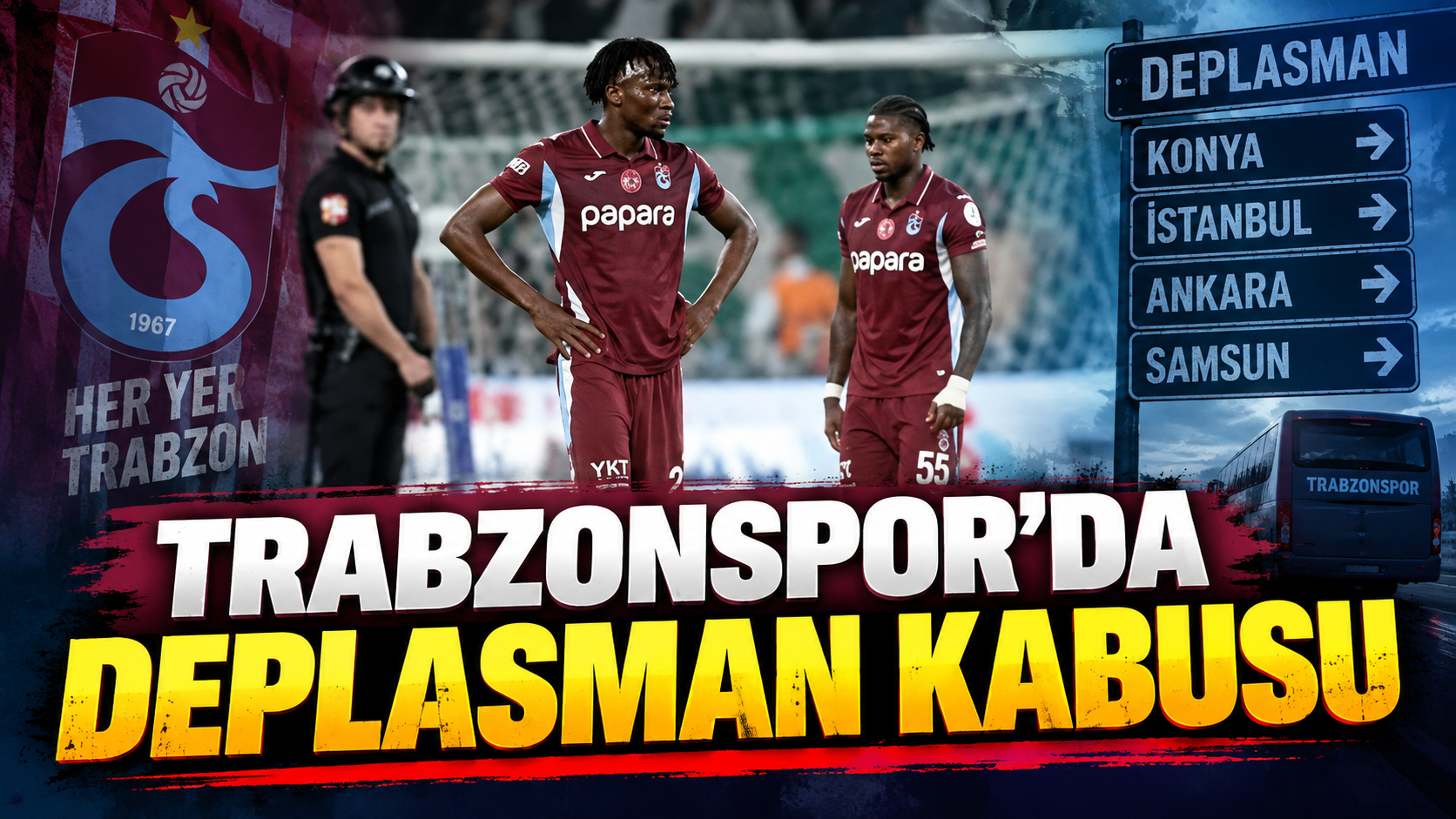Trabzonspor'da deplasman kabusu