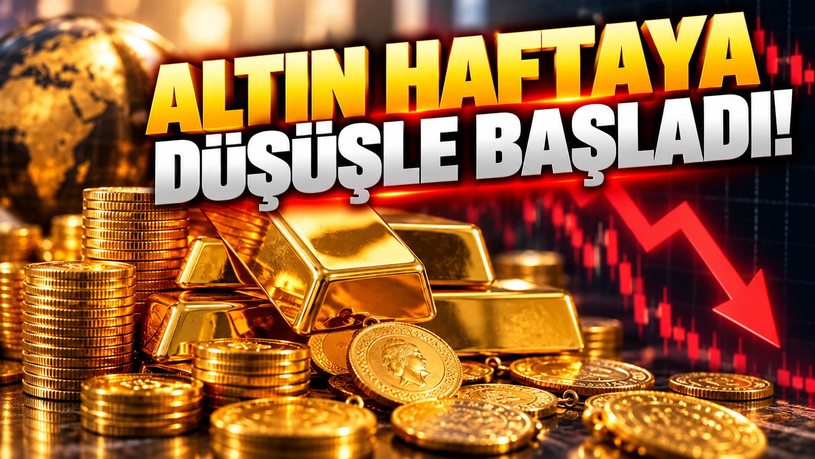 Altın haftaya düşüşle başladı