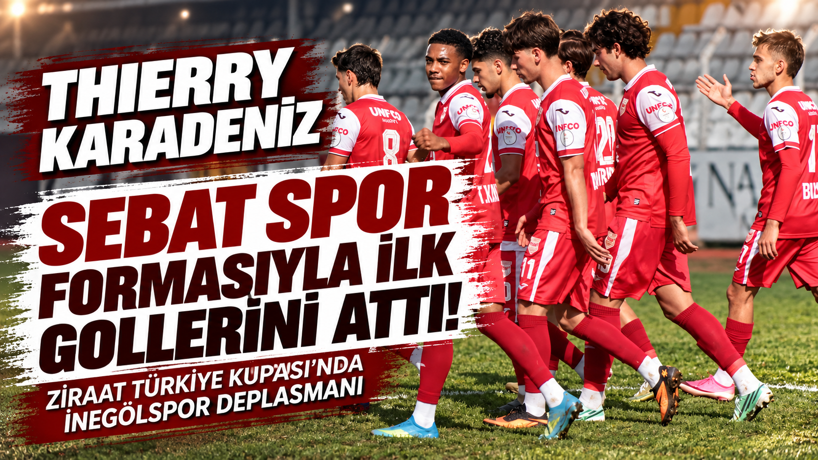 Thierry Karadeniz, Sebat Spor Formasıyla İlk Gollerini Attı!