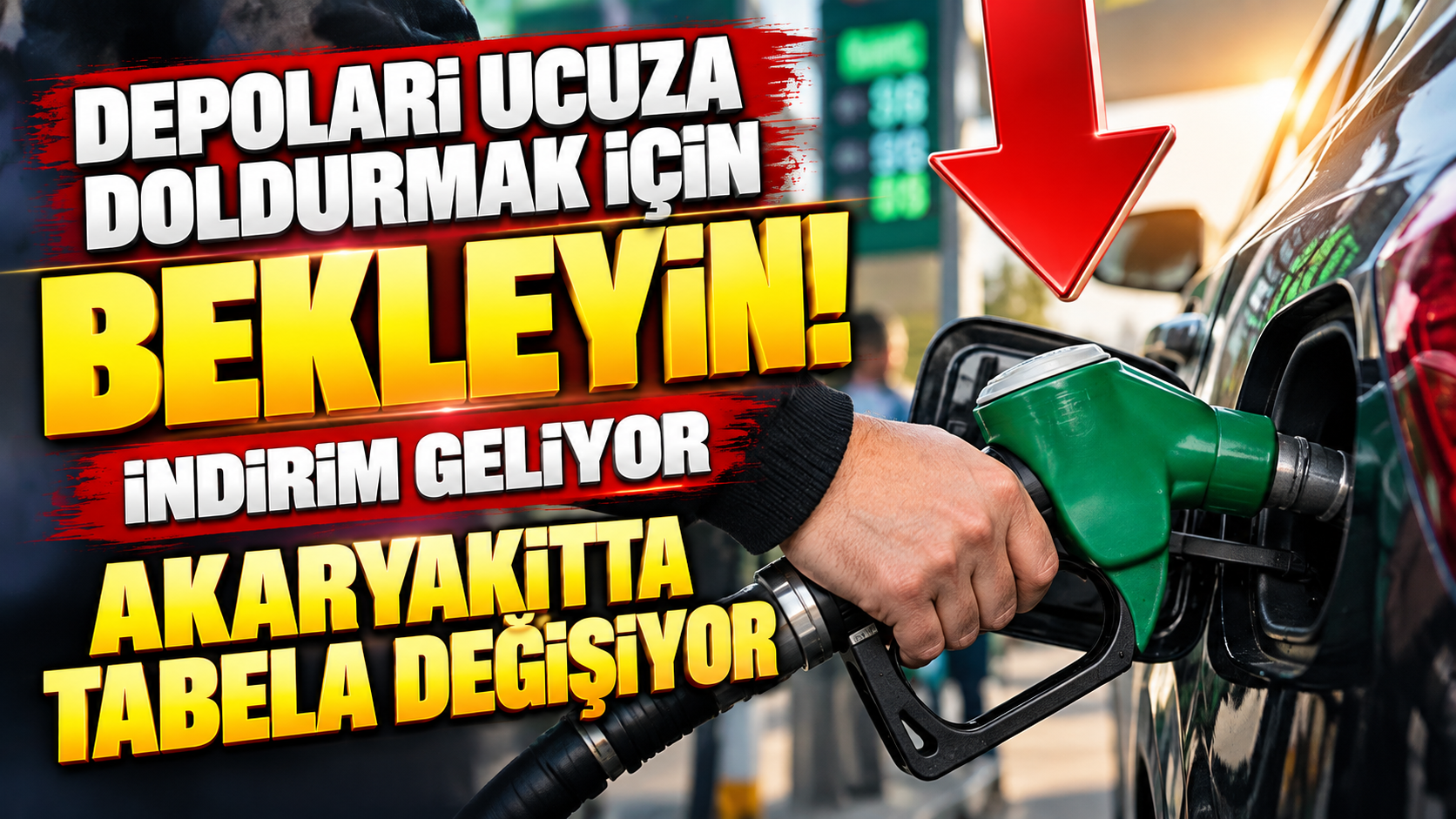 Depoları ucuza doldurmak için bekleyin! İndirim geliyor, akaryakıtta tabela değişiyor