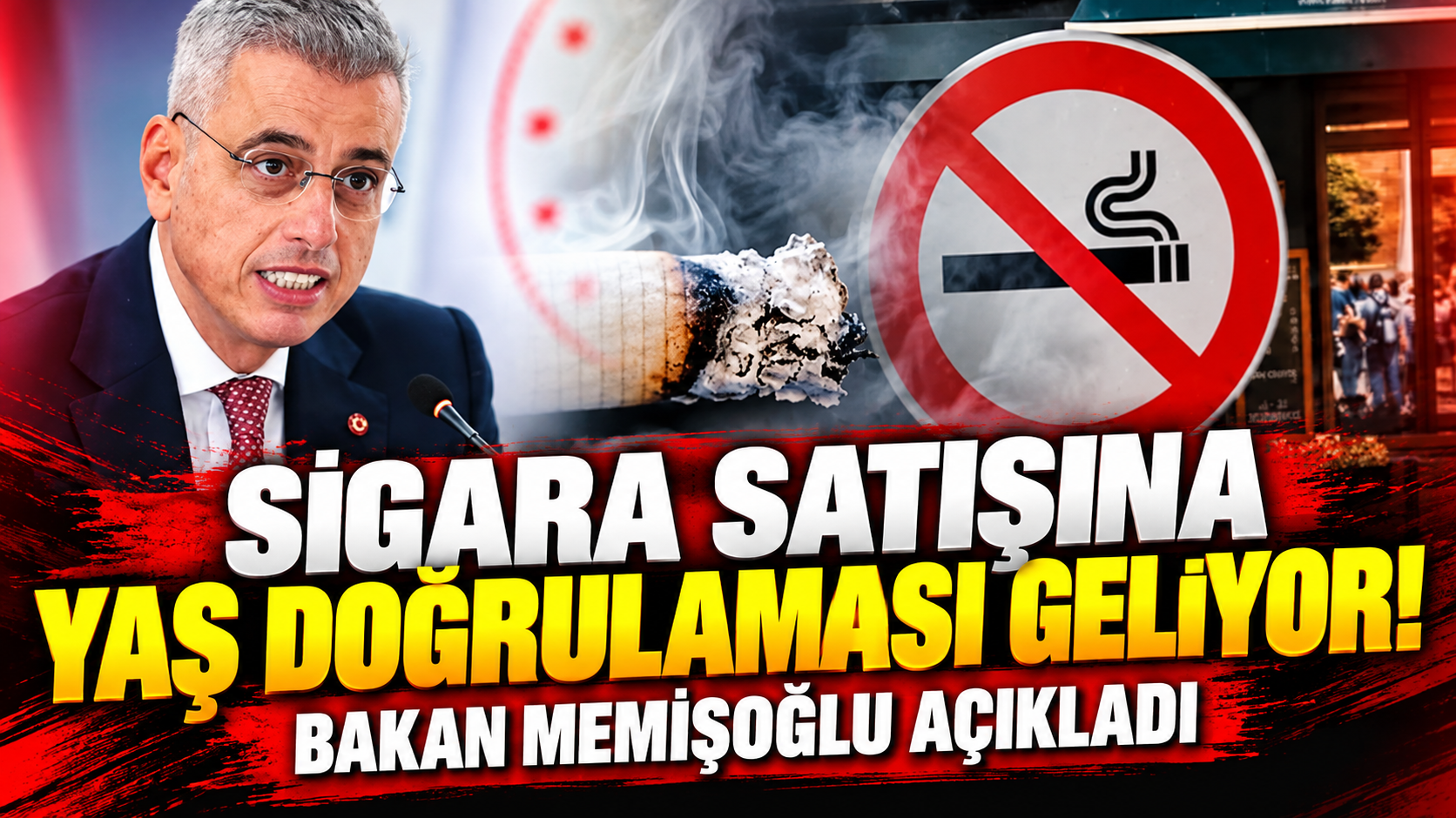 Sigara satışına yaş doğrulaması geliyor! Bakan Memişoğlu yeni yasağın ayrıntılarını açıkladı